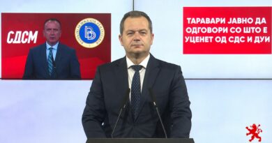 Ковачки: Таравари јавно да одговори со што е уценет од СДС и ДУИ 