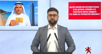 Манасиевски: Дали Филипче моментално е во Дубаи, влезен со златната виза заедно со Заев по приватен бизнис? 