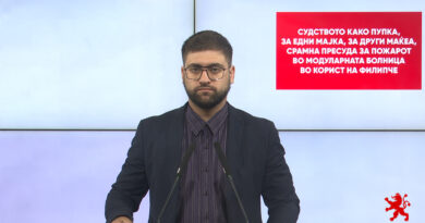Манасиевски: Судството како пупка, за едни мајка, за други маќеа, срамна пресуда за пожарот во Модуларната болница во корист на Филипче 