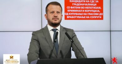 Мицевски: Кандидати на СДС за градоначалници се фатени во непотизам, криминал и корупција, од купување на гласови до вработување на сопруги