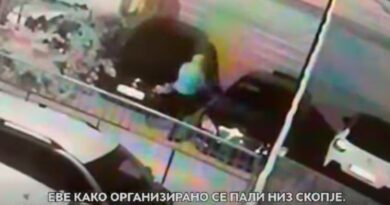 ВОЗНЕМИРУВАЧКО ВИДЕО: Подметнат пожар во сервис за автомобили во Пинтија 