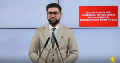 Манасиевски: СДС е трета партија во Македонија, петта во Скопје, партијата пропаѓа благодарение на Филипче и Заев