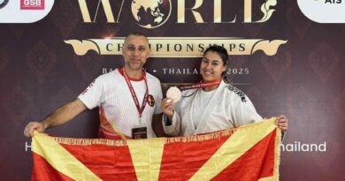 Ацевска освои бронзен медал на Светското првенство во џиу-џица во Тајланд