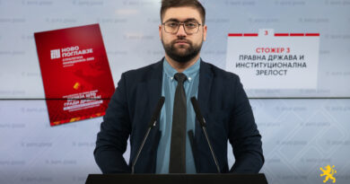 Манасиевски: Третиот стожер на Стратегијата Македонија 2030 е правна држава и институционална зрелост