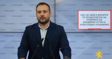 Лефков: СДС на Заев и Филипче се продолжеток на режимите на Владимир Путин и Александар Лукашенко