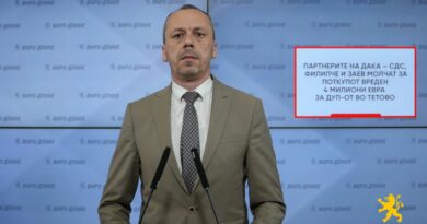 Петрушевски: Партнерите на Дака – СДС, Филипче и Заев молчат за поткупот вреден 4 милиони евра за ДУП-от во Тетово