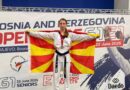 Златен медал за македонската теквондистка Ведрана Тунески на Г1 Сараево опен
