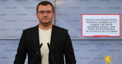 Андоновски: Талогот на општеството Филипче, поради кој со години сме пиеле небезбедна вода, нема право да морализира за случајот во Гостивар