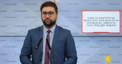 Манасиевски: Каде се анкетите на Венко што рече дека ќе ги обзнани во јавноста уште пред две недели?