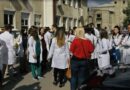 Протест на приватните специјализанти пред Министерството за здравство 