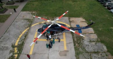 Mакедонски државјанин со полициски хеликоптер транспортиран за подолготрајна медицинска нега од Унгарија во Скопје