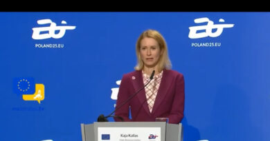 Шефицата на Европската дипломатија Каја Калас во петок во Скопје 