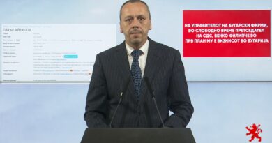 Петрушевски: На управителот на бугарски фирми, во слободно време претседател на СДС, Венко Филипче во прв план му е бизнисот во Бугарија￼