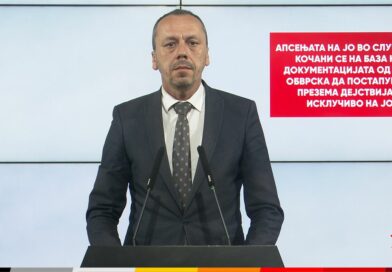 Петрушевски: Апсењата на ЈО во случајот Кочани се на база на документацијата од МВР, обврска да постапува и презема дејствија е исклучиво на ЈО￼