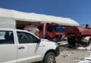 Пожар во фабрика за стиропор во Кочани: Со четири возила и 12 пожарникари се гаснел лесно запалив материјал 