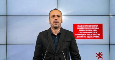 Петрушевски: Главниот обвинител Коцевски не може да затвори ниту еден случај на висока корупција затоа што му должи на СДС кариера