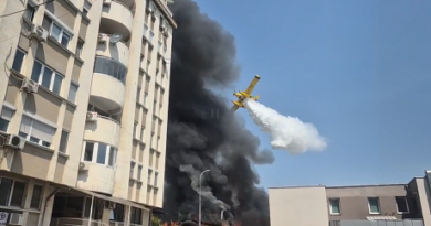 Голем пожар во скопски Карпош – го гасат и со авион 