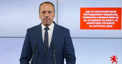 Петрушевски: СДС го прислушкувале претседателот Мицкоски, новинари и бизнисмени за да се одржат на власт, ги користeле службите за партиски цели