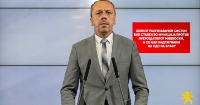 Петрушевски: Целиот разузнавачки систем бил ставен во функција против претседателот Мицкоски, а со цел задржување на СДС на власт