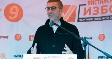 Мицкоски: СДС, ДУИ и Левица се осојузиле поради слепата желба за власт и омразата кон ВМРО-ДПМНЕ, заокружете го бројот 9 за развој на државата 