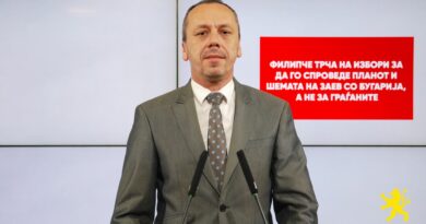 Петрушевски: Филипче трча на избори за да го спроведе планот и шемата на Заев со Бугарија, а не за граѓаните 