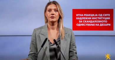 Митева: Итна реакција од сите надлежни институции за скандалозното однесување на Дехари 