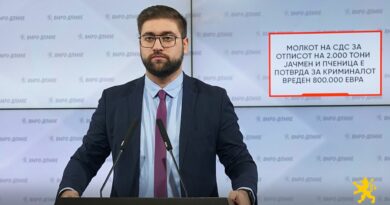 Манасиевски: Молкот на СДС за отписот на 2.000 тони јачмен и пченица е потврда за криминалот вреден 800.000 евра