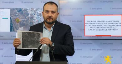 Лефков: (Документ) Филипче работел на изградба на прифатен центар за мигранти во Македонија, тој е единствен актуелен политичар кој сакал да донесе мигранти