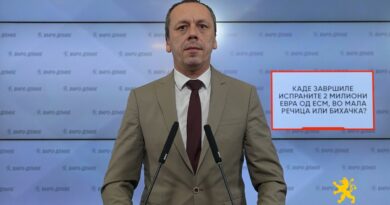 Петрушевски: Каде завршиле испраните 2 милиони евра од ЕСМ, во Мала Речица или Бихачка?
