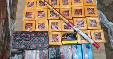 Полицијата пронајде 1.233 парчиња пиротехнички средства во Липково, едно лице е уапсено