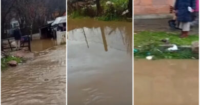 По обилните дождови во делови од земјата се пријавени поплави и одрони на патиштата