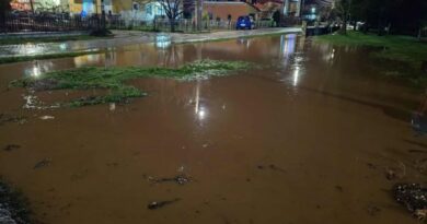 Се излеа реката „Курделес“ – Општина Битола работи на санирање на состојбите по обилните врнежи од дожд во битолско