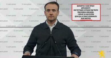 Стојаноски: Филипче и Заев преку државните институции и правосудството под нивна команда, сакале за багателна цена да ја земат клиниката Жан Митрев