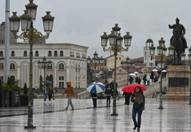 Дожд низ цела Македонија, каде наврна најмногу?