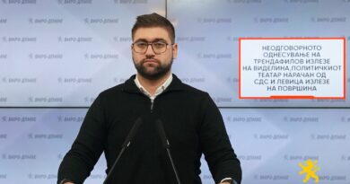 Манасиевски: Неодговорното однесување на Трендафилов излезе на виделина, политичкиот театар нарачан од СДС и Левица излезе на површина