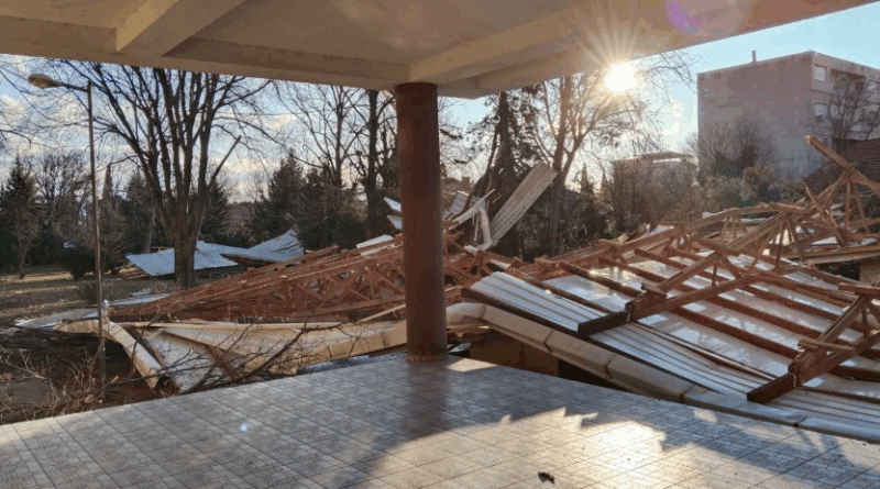 Паднати дрвја, искинати кабли, оштетени возила – Ова е состојбата по силниот ветер