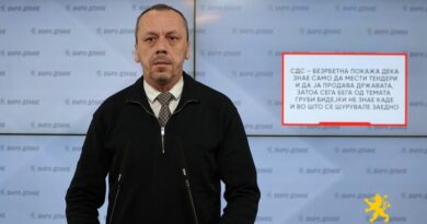 Петрушевски: СДС – безрбетна покажа дека знае само да мести тендери и да ја продава државата, затоа сега бега од темата Груби бидејќи не знае каде и во што се шурувале заедно