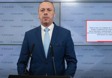 Петрушевски: Заев и СДС со години не ги негираа аудио снимките во кои се вели дека Миодраг Давидовиќ – Дака му дал 300.000 евра и 2.000 метри квадратни земјиште на Заев 