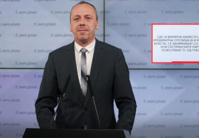 Петрушевски: СДС и Филипче наместо да бидат кредибилна опозиција и коректив на власта, се занимаваат со избори на кои сестринските партии им освојуваат 1% од гласовите
