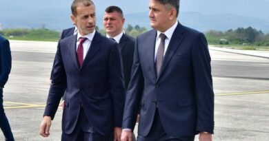 Претседателот на УЕФА, Александар Чеферин е во посета на Македонија