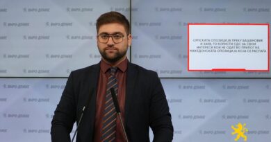 Манасиевски: Српската опозиција преку Башановиќ и Заев, го користи СДС за свои интереси кои не одат во прилог на македонската опозиција која се распаѓа