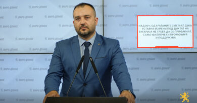 Лефков: Над 80% од граѓаните сметаат дека уставни измени под диктат на Бугарија не треба да се прифаќаат, само Филипче ги промовира и поддржува
