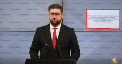 Манасиевски: Венко Заев и Апасиев со синхронизирана блокада на Изборниот законик, работат против правото на дијаспората да гласа поради страв од уште поголем пораз 