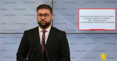 Манасиевски: Различни изговори, но иста цел, поради ниските рејтинзи, СДС, Левица и ДУИ го блокираат Изборниот законик