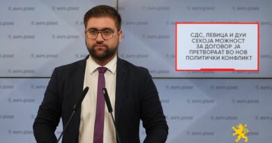 Манасиевски: СДС, Левица и ДУИ секоја можност за договор ја претвораат во нов политички конфликт