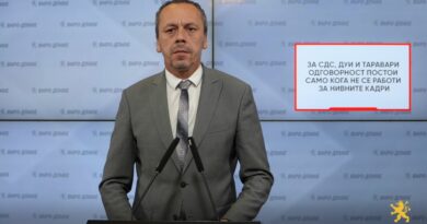 Петрушевски: За СДС, ДУИ и Таравари одговорност постои само кога не се работи за нивните кадри