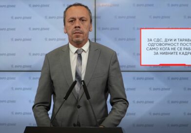 Петрушевски: За СДС, ДУИ и Таравари одговорност постои само кога не се работи за нивните кадри
