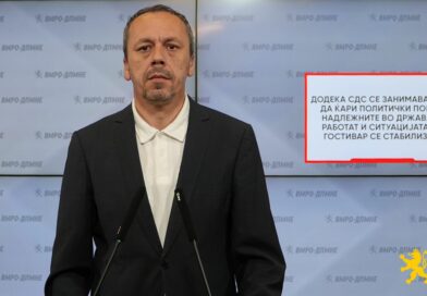 Петрушевски: Додека СДС се занимава како да ќари политички поени, надлежните во државава работат и ситуацијата во Гостивар се стабилизира