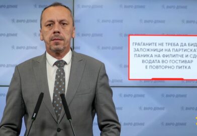 Петрушевски: Граѓаните не треба да бидат заложници на партиската паника на Филипче и СДС, водата во Гостивар е повторно питка