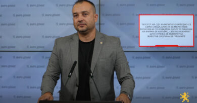 Лефков: Талогот на СДС и Филипче очигледно се само специјалисти за марихуана економија со издадени околу 70 лиценци на фирми за канабис, сега не разбираат што е грижа за квалитетна животна околина за граѓаните
